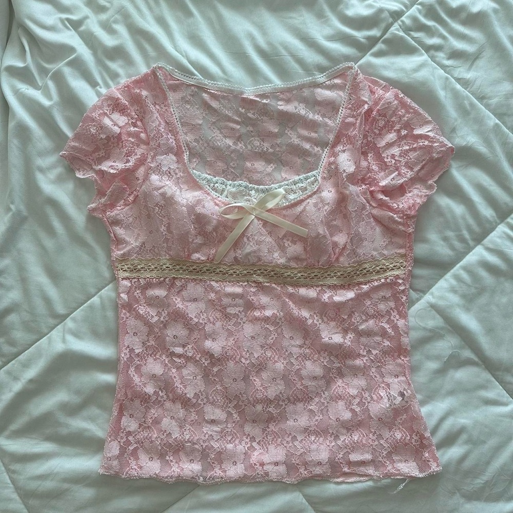 milkmaid lace top